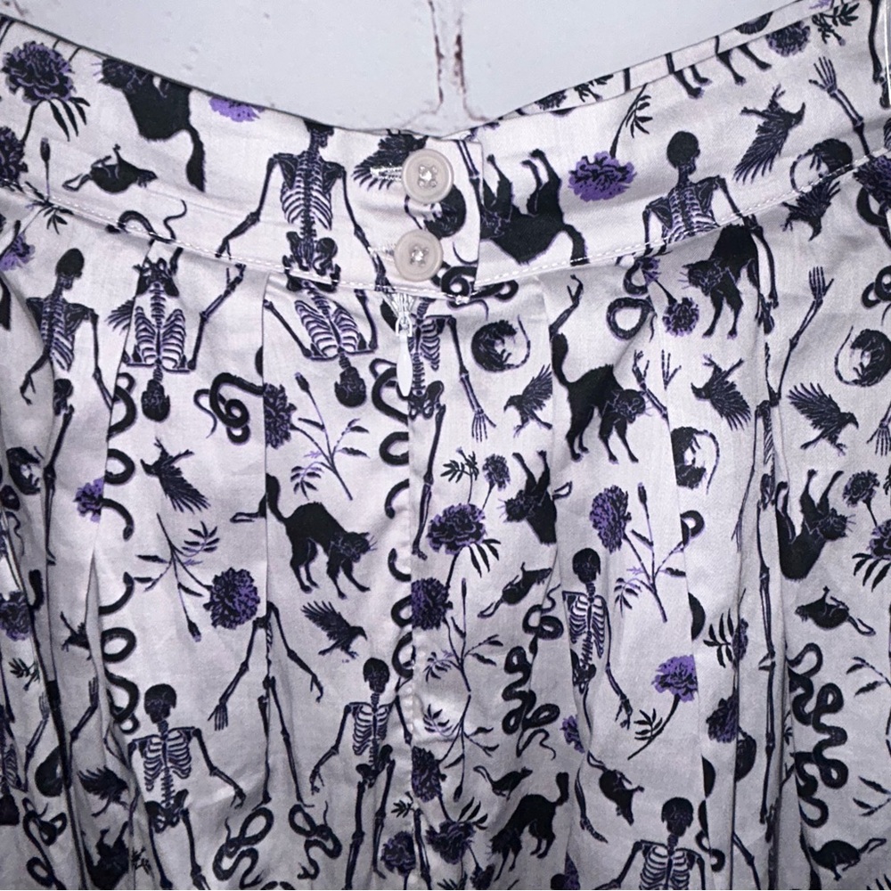 Modcloth Scaredy Cat Halloween print skirt size‎ 6 NWT - Picture 5 of 8